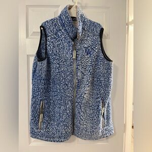 University of Kentucky J. America blue zip sleeveless vest